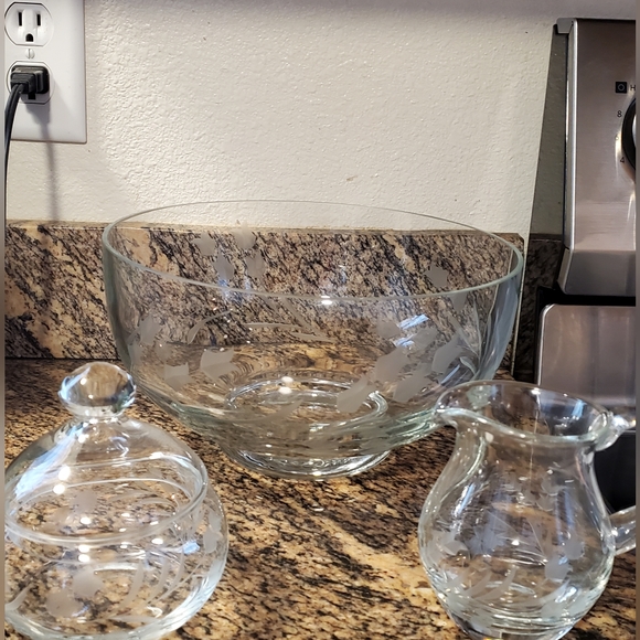 Princess House Kitchen Princess House Sugar And Creamer Set Poshmark